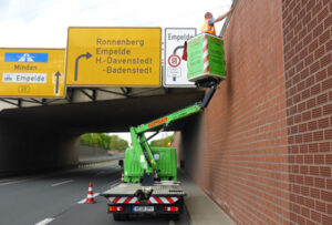 LKW abstützungsfrei