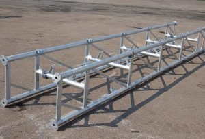 Zwischenstück für BGML 500 L=2,0m, lackiert in RAL 6010