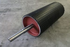Antriebstrommel für GB 1200, ML 1300, Ø 420 mm Lagersitz-Ø 80mm, Zapfen-Ø 60mm, verbaut verzinkt