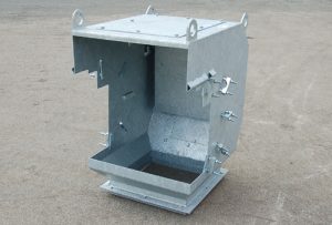 Abwurfhaube für BGM 500 verzinkt