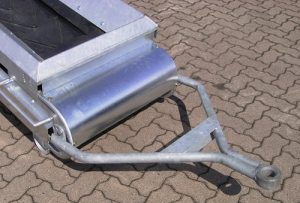 Anhängerkupplung BGL500, lack. mit Ringöse, zur Befestigung an FöBa