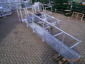Aufstiegstreppe, verzinkt, für BGM 1000