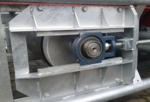 Spindelspanneinrichtung verzinkt mit UCT210/50-Lager für BGM 500-650