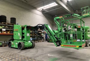 selbstfahrende Gelenkteleskoparbeitsbühne Haulotte HA 12 CJ+