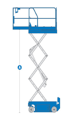 Scherenarbeitsbühne Genie GS-1930 – Bild 2