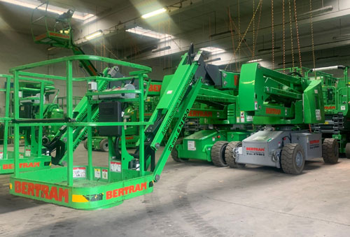 selbstfahrende Gelenkteleskoparbeitsbühne Haulotte HA15IP