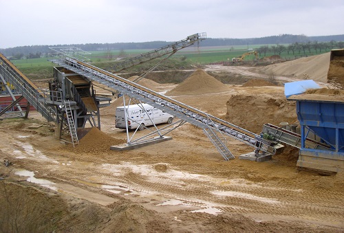 V-Stütze mit Kufe, verzinkt, Steigung #° für BGM 500/650 mit AA: 25 m