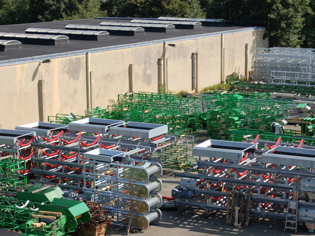 Foerderbaender Gestapelt